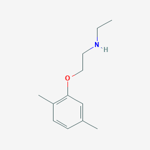 molecular formula C12H19NO B1357648 2-(2,5-二甲基苯氧基)-N-乙基乙胺 CAS No. 915921-73-2