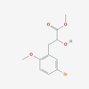 Methyl 3-(5-bromo-2-methoxyphenyl)-2-hydroxypropanoate