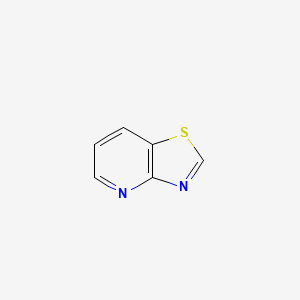 molecular formula C6H4N2S B1357651 噻唑并[4,5-b]吡啶 CAS No. 273-98-3