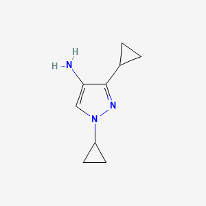 1,3-dicyclopropyl-1H-pyrazol-4-amine