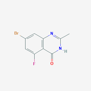 7-Bromo-5-fluoro-2-methyl-3,4-dihydroquinazolin-4-one