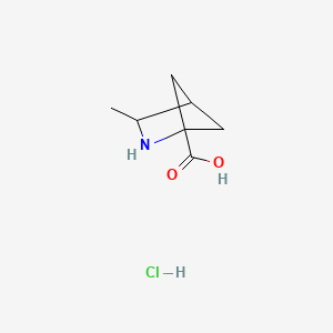 3-Methyl-2-azabicyclo[2.1.1]hexane-1-carboxylicacidhydrochloride