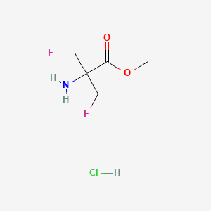 Methyl 2-amino-3-fluoro-2-(fluoromethyl)propanoate hydrochloride