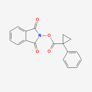 (1,3-dioxoisoindol-2-yl) 1-phenylcyclopropane-1-carboxylate