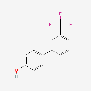 molecular formula C13H9F3O B1357670 4-(3-Trifluoromethylphenyl)phenol CAS No. 191724-12-6