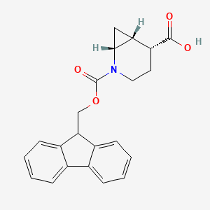 rac-(1R,5R,6R)-2-{[(9H-fluoren-9-yl)methoxy]carbonyl}-2-azabicyclo[4.1.0]heptane-5-carboxylicacid