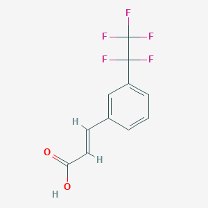 3-(Pentafluoroethyl)-(E)-cinnamic acid