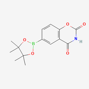 6-(4,4,5,5-Tetramethyl-1,3,2-dioxaborolan-2-yl)-2H-benzo[e][1,3]oxazine-2,4(3H)-dione