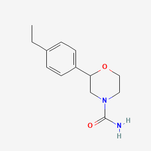 2-(4-Ethylphenyl)morpholine-4-carboxamide