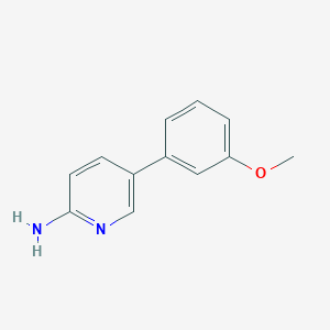 molecular formula C12H12N2O B1357673 5-(3-甲氧基苯基)吡啶-2-胺 CAS No. 893738-18-6