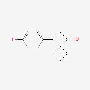 3-(4-Fluorophenyl)spiro[3.3]heptan-1-one