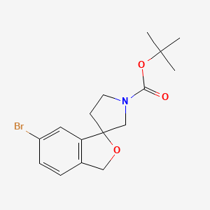 tert-butyl6-bromo-3H-spiro[2-benzofuran-1,3'-pyrrolidine]-1'-carboxylate