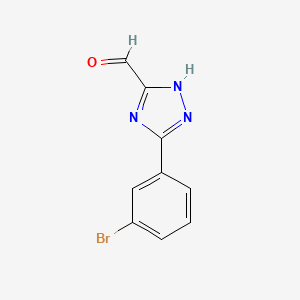 5-(3-Bromophenyl)-4H-1,2,4-triazole-3-carbaldehyde