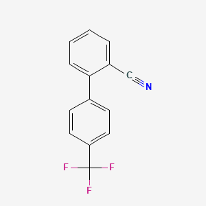 molecular formula C14H8F3N B1357676 2-[4-(三氟甲基)苯基]苯甲腈 CAS No. 91748-21-9