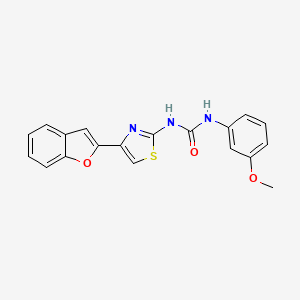 1-(4-(Benzofuran-2-yl)thiazol-2-yl)-3-(3-methoxyphenyl)urea