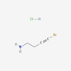 4-Bromobut-3-yn-1-aminehydrochloride