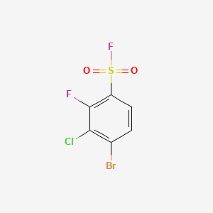 4-Bromo-3-chloro-2-fluorobenzene-1-sulfonylfluoride