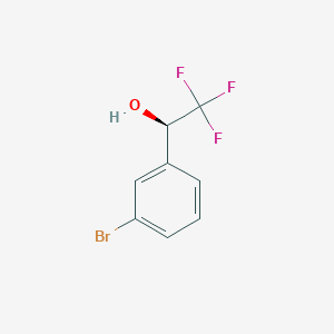 (1R)-1-(3-bromophenyl)-2,2,2-trifluoroethan-1-ol