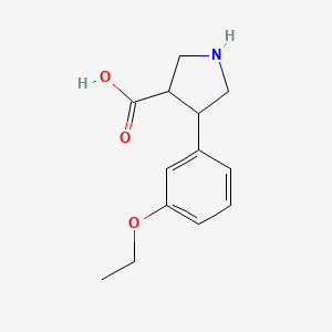 4-(3-Ethoxyphenyl)pyrrolidine-3-carboxylic acid