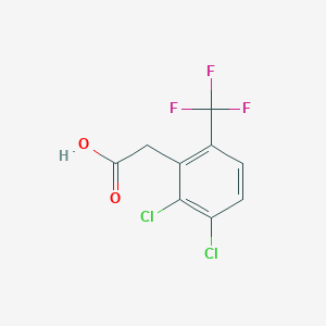 molecular formula C9H5Cl2F3O2 B1357689 2,3-Dichloro-6-(trifluoromethyl)phenylacetic acid CAS No. 1017777-86-4
