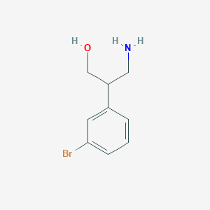 3-Amino-2-(3-bromophenyl)propan-1-ol