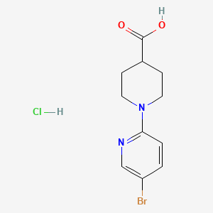 1-(5-Bromopyridin-2-yl)piperidine-4-carboxylicacidhydrochloride