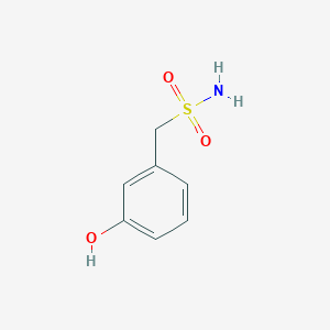 molecular formula C7H9NO3S B13576915 (3-Hydroxyphenyl)methanesulfonamide 