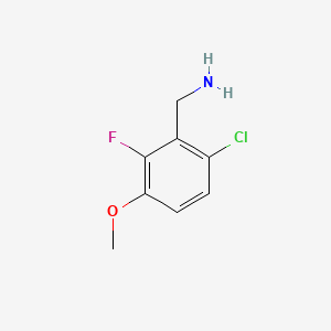 molecular formula C8H9ClFNO B1357692 (6-氯-2-氟-3-甲氧基苯基)甲胺 CAS No. 1017779-65-5