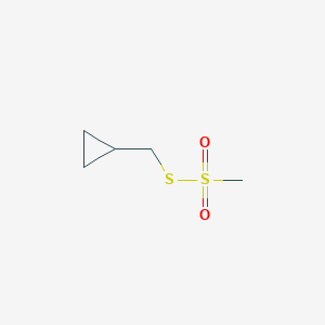 [(Methanesulfonylsulfanyl)methyl]cyclopropane