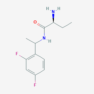 (2s)-2-Amino-N-(1-(2,4-difluorophenyl)ethyl)butanamide