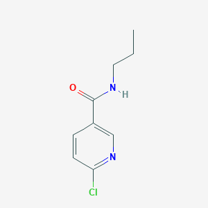 molecular formula C9H11ClN2O B1357701 6-chloro-N-propylpyridine-3-carboxamide CAS No. 54864-85-6