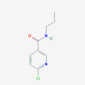 molecular formula C9H11ClN2O B1357701 6-氯-N-丙基吡啶-3-甲酰胺 CAS No. 54864-85-6