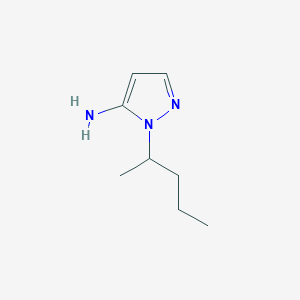 molecular formula C8H15N3 B1357705 1-(1-甲基丁基)-1H-吡唑-5-胺 CAS No. 1015845-66-5