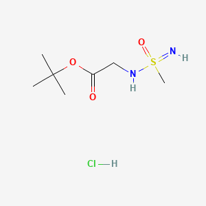 Tert-butyl2-methanesulfonoimidamidoacetatehydrochloride