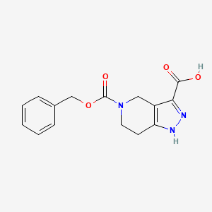 5-Benzyloxycarbonyl-1,4,6,7-tetrahydropyrazolo[4,3-C]pyridine-3-carboxylic acid