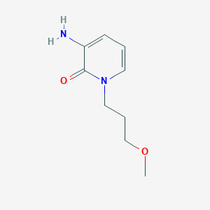 molecular formula C9H14N2O2 B13577065 3-Amino-1-(3-methoxypropyl)pyridin-2(1h)-one 