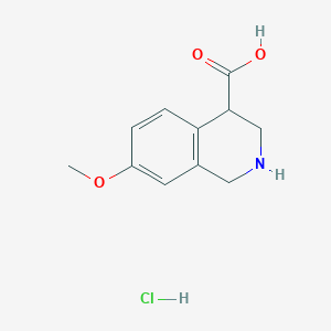 7-Methoxy-1,2,3,4-tetrahydroisoquinoline-4-carboxylicacidhydrochloride