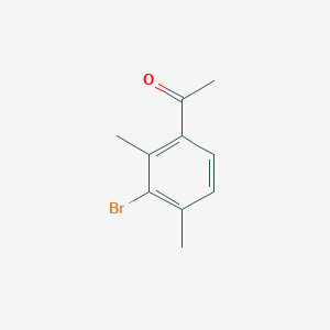 molecular formula C10H11BrO B13577145 1-(3-Bromo-2,4-dimethylphenyl)ethan-1-one 