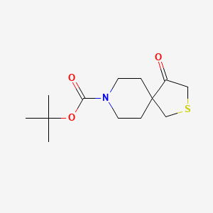 Tert-butyl 4-oxo-2-thia-8-azaspiro[4.5]decane-8-carboxylate