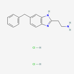 2-(5-Benzyl-1H-benzo[d]imidazol-2-yl)ethan-1-amine dihydrochloride