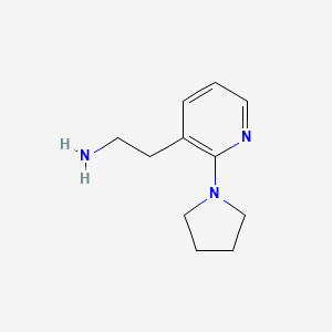 2-(2-(Pyrrolidin-1-yl)pyridin-3-yl)ethan-1-amine