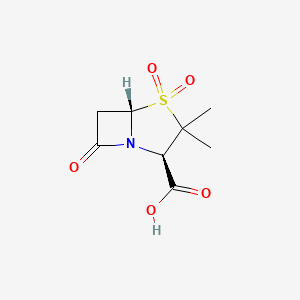 molecular formula C8H11NO5S B13577296 (2R,5S)-3,3-dimethyl-4,4,7-trioxo-4λ6-thia-1-azabicyclo[3.2.0]heptane-2-carboxylic acid 