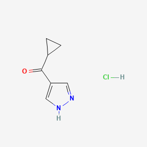 4-cyclopropanecarbonyl-1H-pyrazolehydrochloride