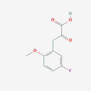 3-(5-Fluoro-2-methoxyphenyl)-2-oxopropanoic acid