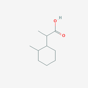 molecular formula C10H18O2 B13577325 2-(2-Methylcyclohexyl)propanoic acid 