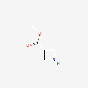 molecular formula C5H9NO2 B1357739 Methyl azetidine-3-carboxylate CAS No. 343238-58-4