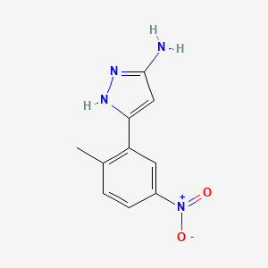 3-Amino-5-(2-methyl-5-nitrophenyl)pyrazole