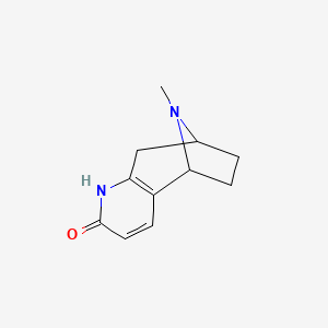 molecular formula C11H14N2O B13577415 12-Methyl-6,12-diazatricyclo[7.2.1.0,2,7]dodeca-2(7),3-dien-5-one 