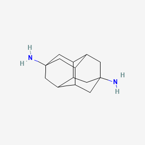 molecular formula C14H22N2 B13577429 4,9-Diaminodiamantane 