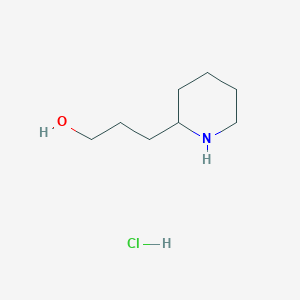 molecular formula C8H18ClNO B1357743 3-(2-哌啶基)-1-丙醇盐酸盐 CAS No. 90226-88-3